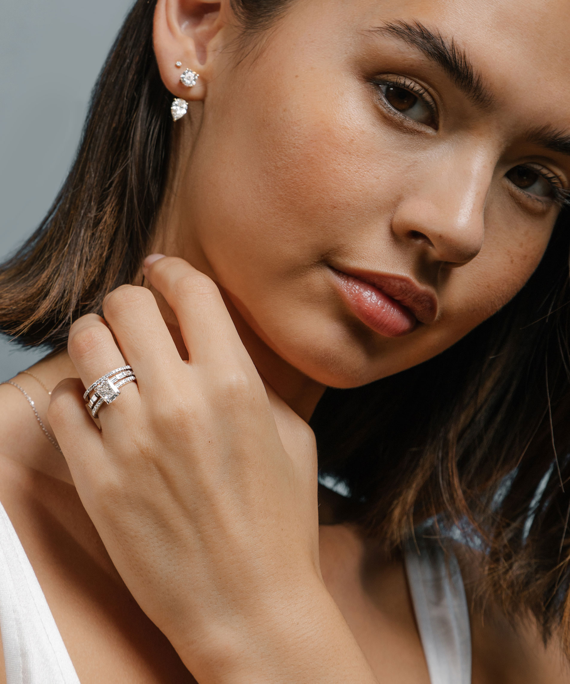 Estate Radiant Cut Halo Diamond Earrings – Reis-Nichols Jewelers